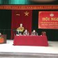 Hội nghị tiếp xúc cử tri với đại biểu hội đồng nhân dân xã An Nông trước kỳ họp thứ 3.